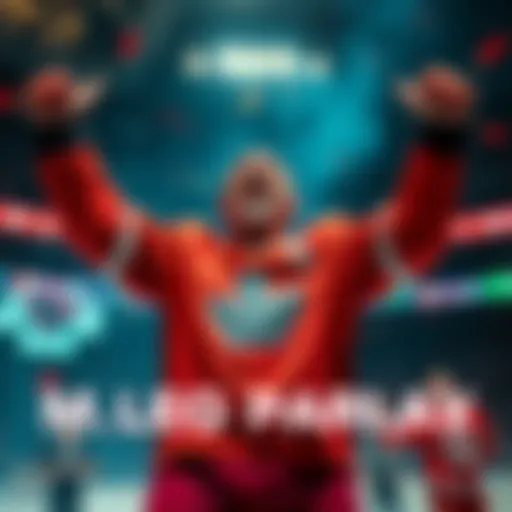 Mr. Cashout celebrates his impressive 8 leg parlay win in NHL with excitement and joy