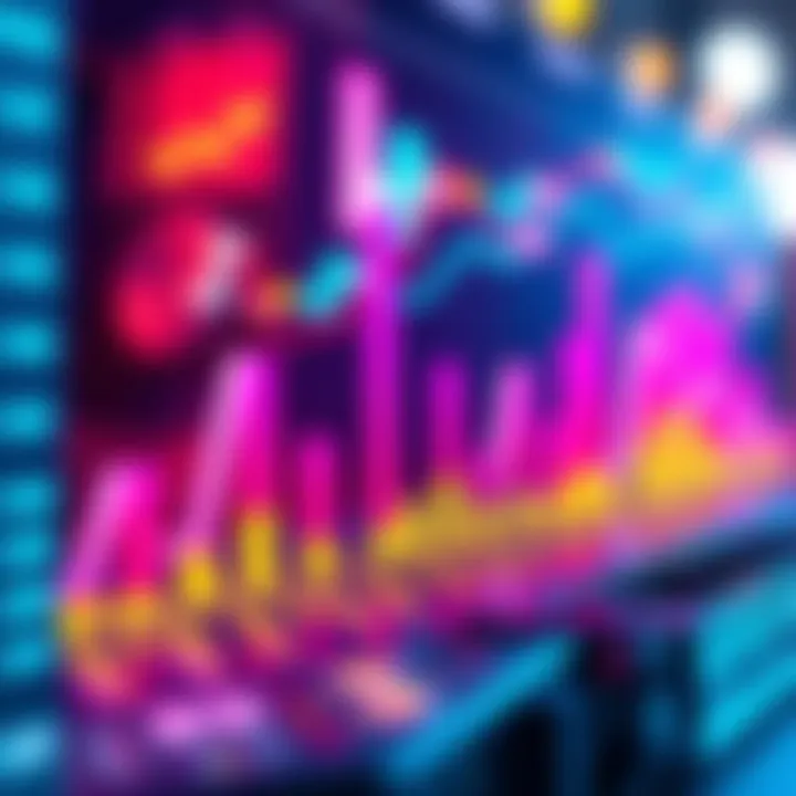 Music chart with rising trend A music chart showing a rising trend, symbolizing potential success in the music industry.