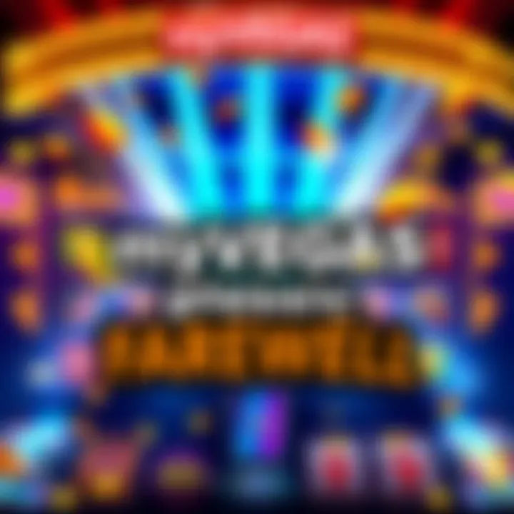 myVEGAS Classic Free Slots Farewell A colorful graphic representing the shutdown of myVEGAS Classic - Free Slots with slot machines and casino elements