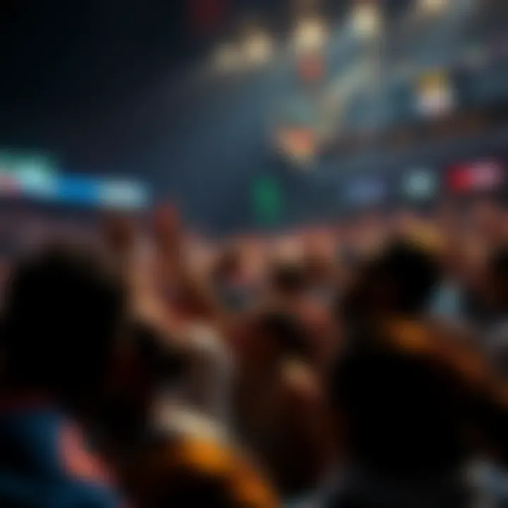 Basketball fans cheering as NBA season approaches with excitement