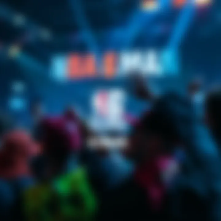 Fans preparing for the NBA 6 MAN event with excitement and energy