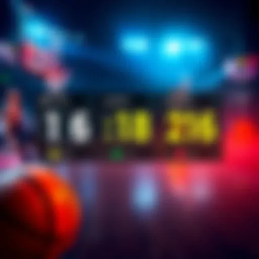 A graphic showing popular betting odds for NBA games happening tonight, with basketball imagery in the background