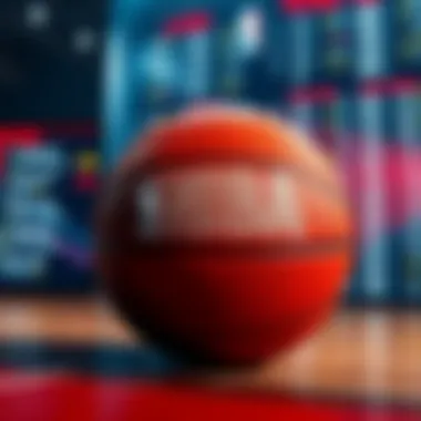 NBA Betting Opportunities A basketball with betting odds displayed around it, representing daily betting opportunities for NBA players.