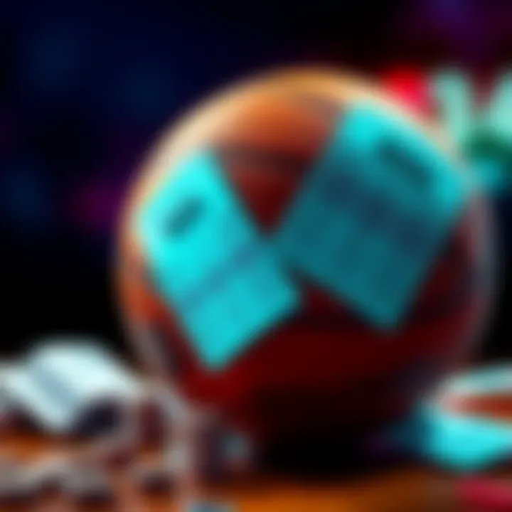 A basketball with betting slips and odds displayed, symbolizing NBA betting strategies.