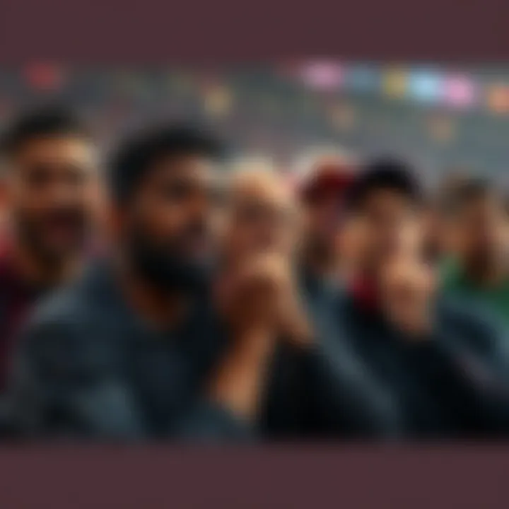 Group of frustrated basketball fans expressing disappointment after losing bets on an NBA game