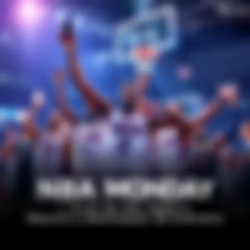 Players celebrating after a basketball game, showcasing team spirit and excitement