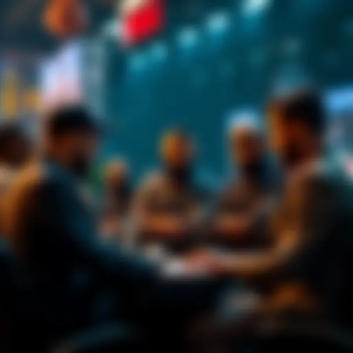 A group of sports analysts discussing betting strategies while looking at NBA player injury reports.