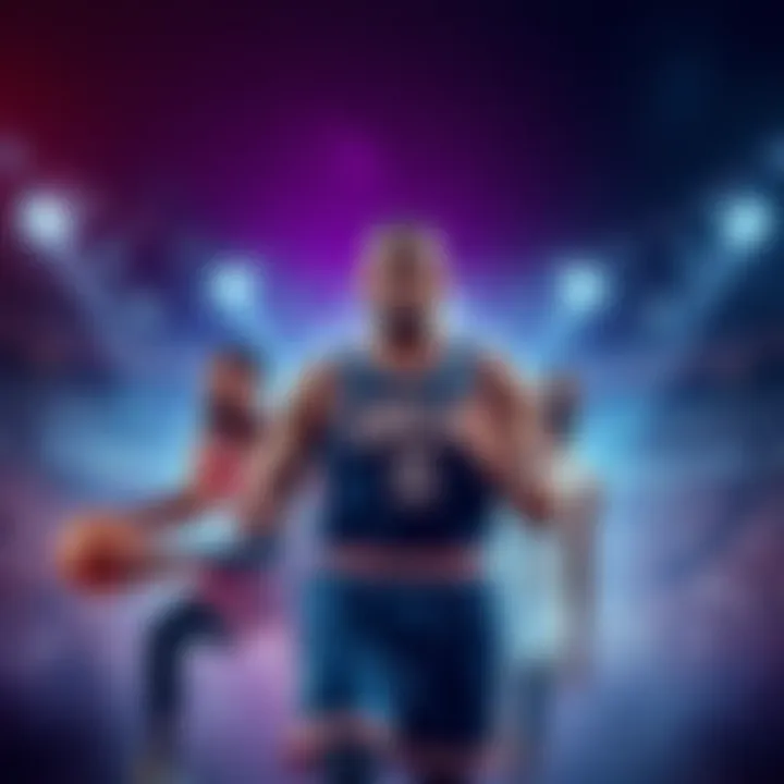 Graphic showing basketball players and betting options for June 19, 2025