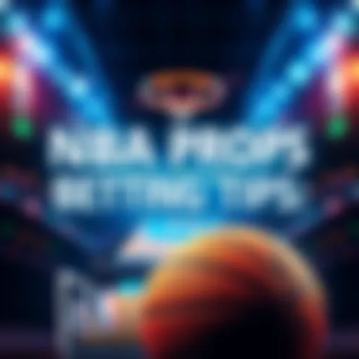 Exciting NBA props betting opportunities highlighted with basketball graphics and betting tools
