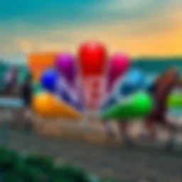 NBC logo in front of a horse racing scene related to the Kentucky Derby