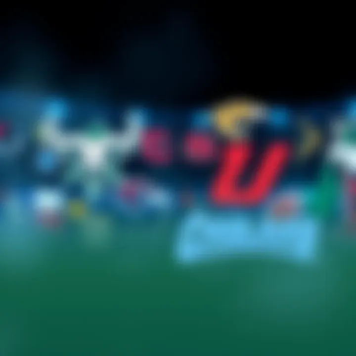 A collage of college football team logos with odds displayed, representing betting options for December 3