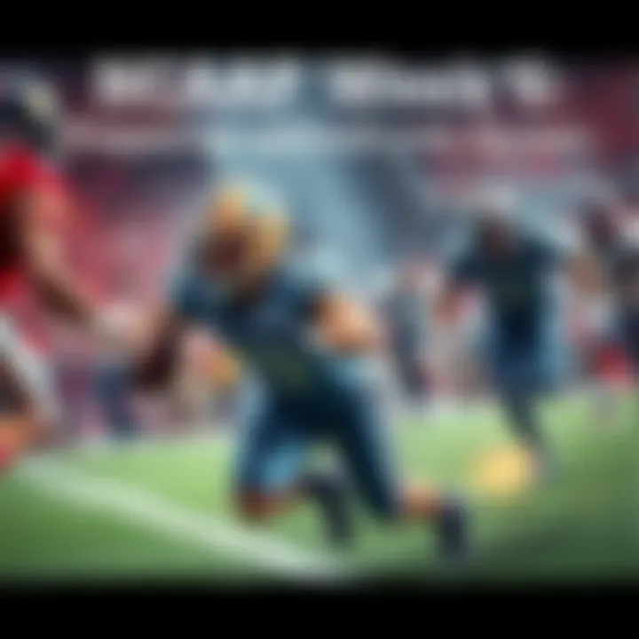 Exciting college football players in action during NCAAF Week 6 with betting odds displayed
