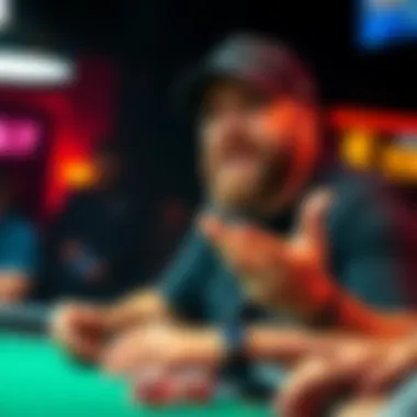 Daniel Negreanu sharing a surprising poker tournament story with an expressive gesture