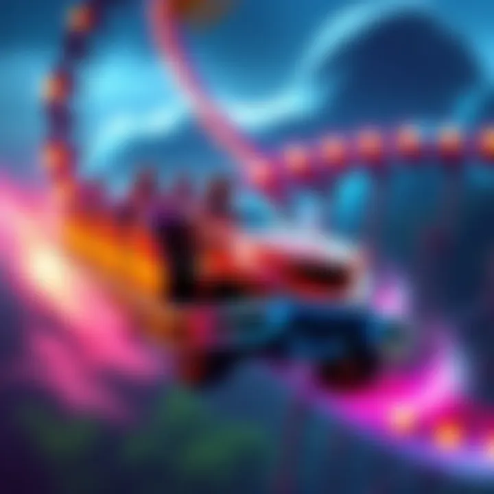 New Adventure Ride Exciting new ride showcasing thrilling twists and turns
