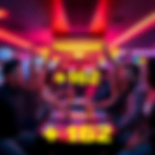 A group of people celebrating while playing the new game +162 in a lively casino setting in Italy.