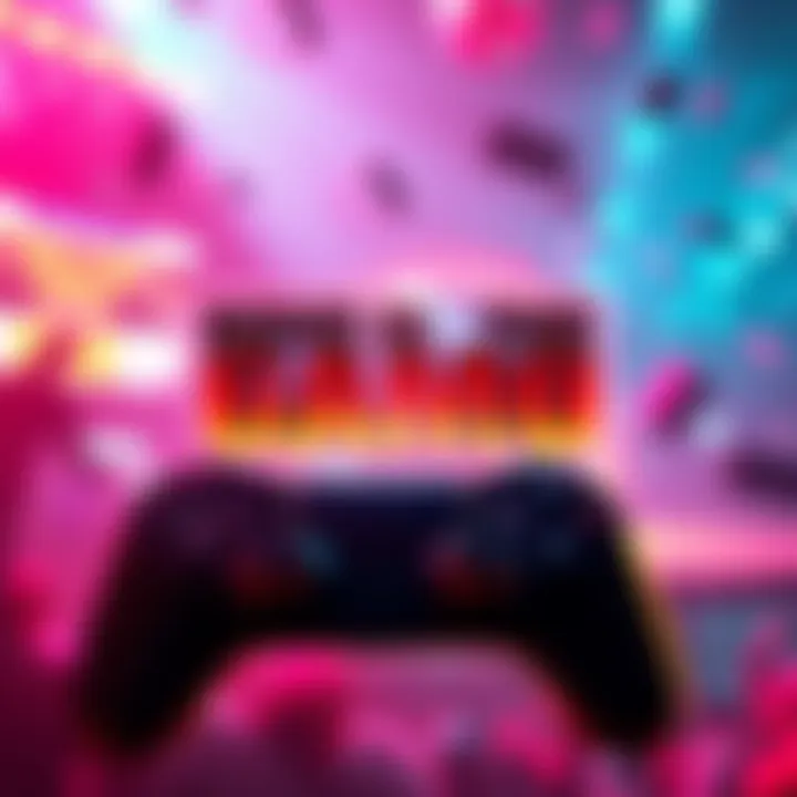 An exciting teaser for a new video game with a bold graphic and vibrant colors.