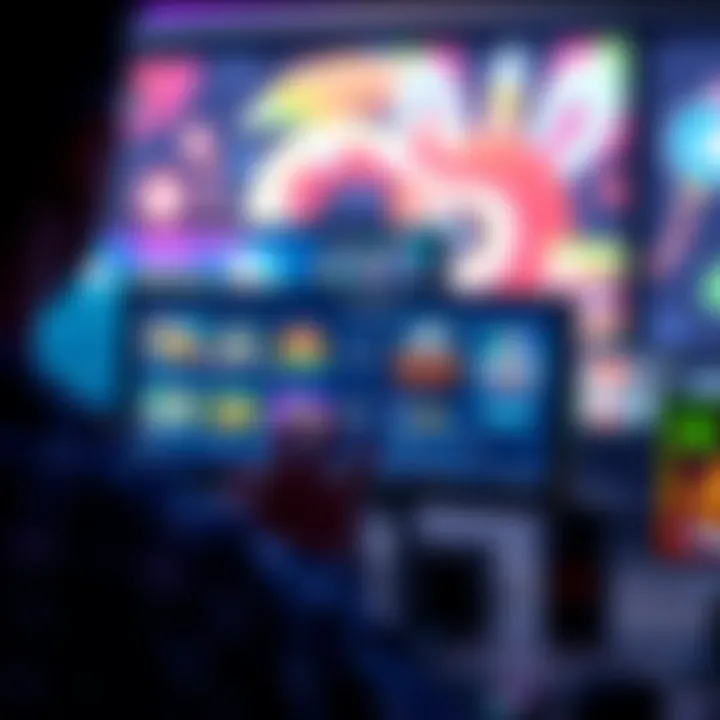 New player exploring Stake games A person looking at popular online casino games on a computer screen with crypto deposit options displayed