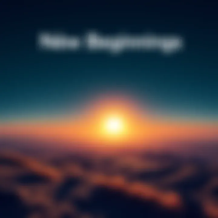 A bright horizon symbolizing opportunities after a significant change in leadership.