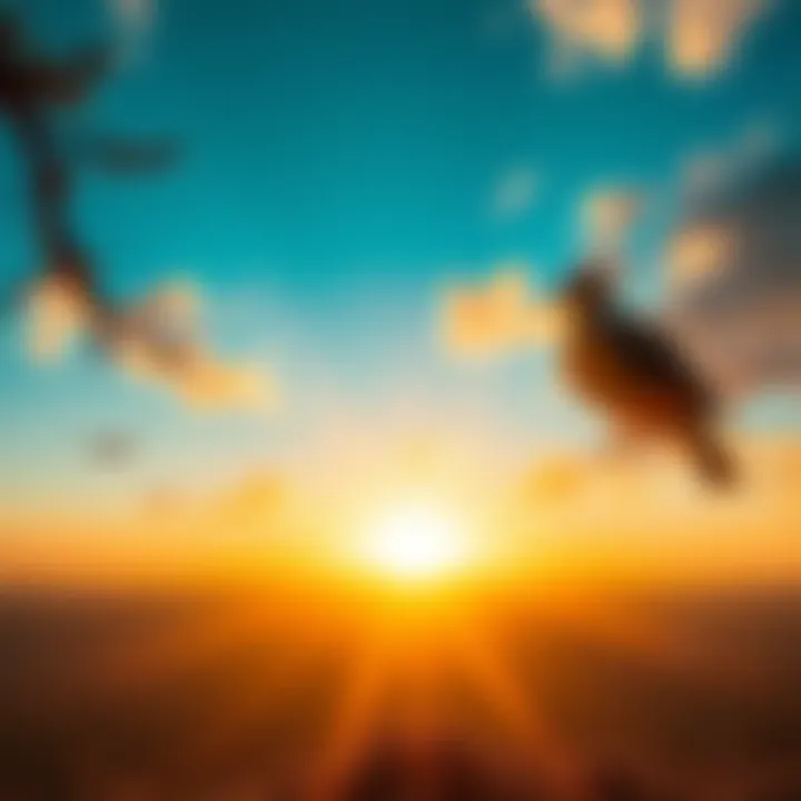 A bright sunrise symbolizing new beginnings and opportunities for growth in personal and professional life.