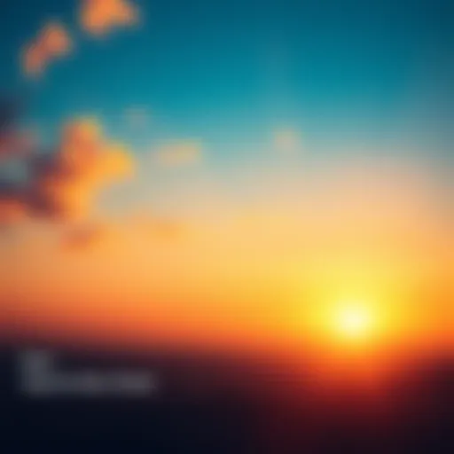 A bright horizon representing new trends and opportunities for 2025 with vibrant colors.