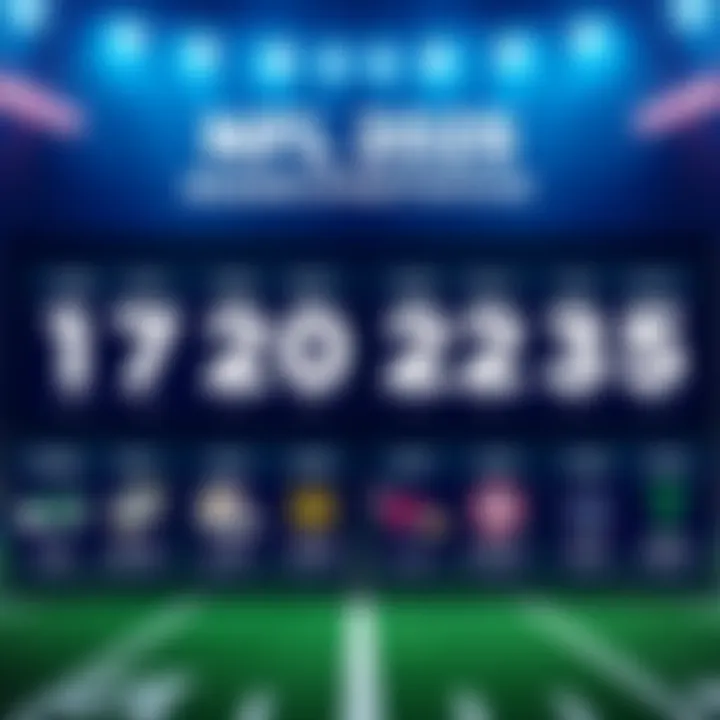 A graphic showing key statistics from the NFL 2025 season, with team logos and performance metrics