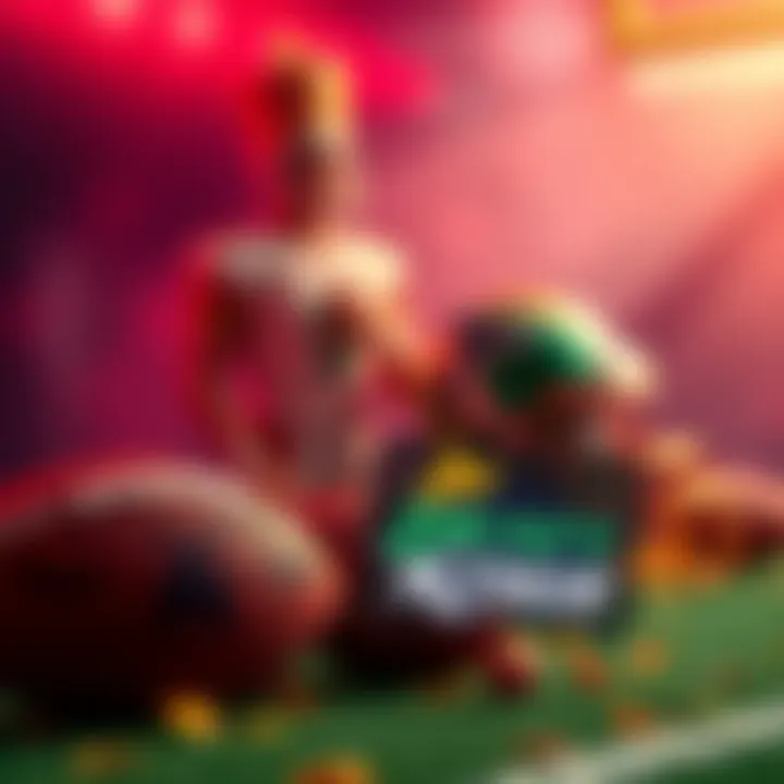 Promotional offers for NFL betting with logos of Caesars and DraftKings