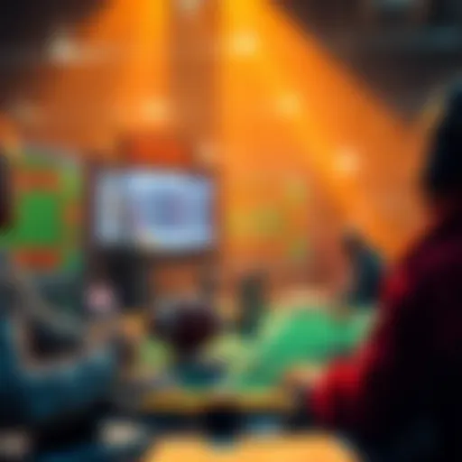 A football betting scene showing bets being placed with a focus on odds and winning strategies for NFL games.