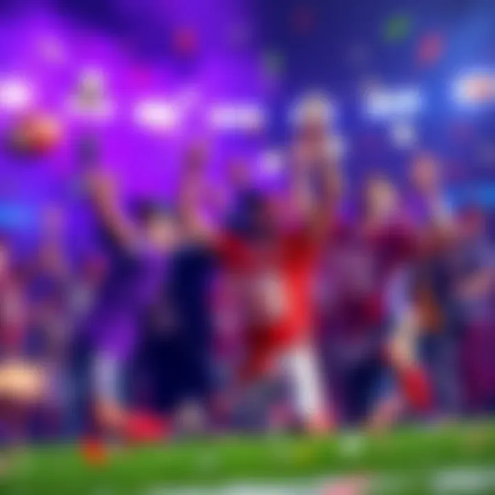 NFL betting surprises People celebrating big wins from NFL betting results with sports memorabilia and betting slips