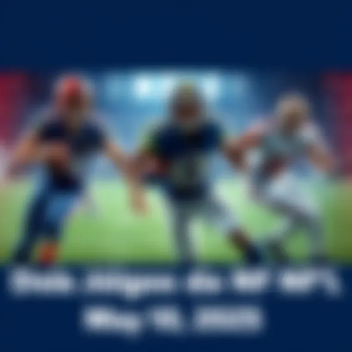 Exciting NFL football players in action during two games on May 10, 2025, highlighting competition and team spirit.