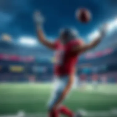 NFL Touchdown Betting Picks A football player celebrating a touchdown in a game