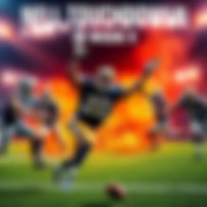 Overview of NFL players celebrating after scoring touchdowns during Week 5 games