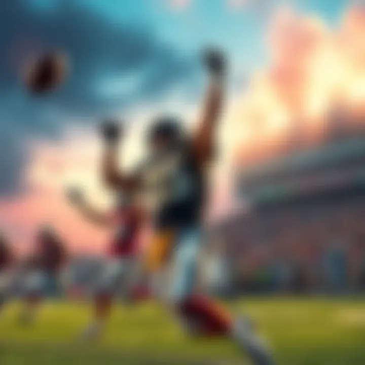 Players celebrating after scoring touchdowns during NFL Week 15 in 2025