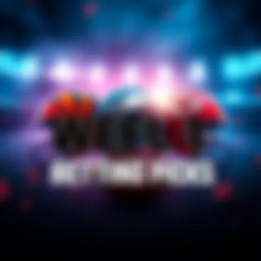 A colorful graphic featuring NFL team logos including Bengals, Eagles, and Chiefs with football betting odds