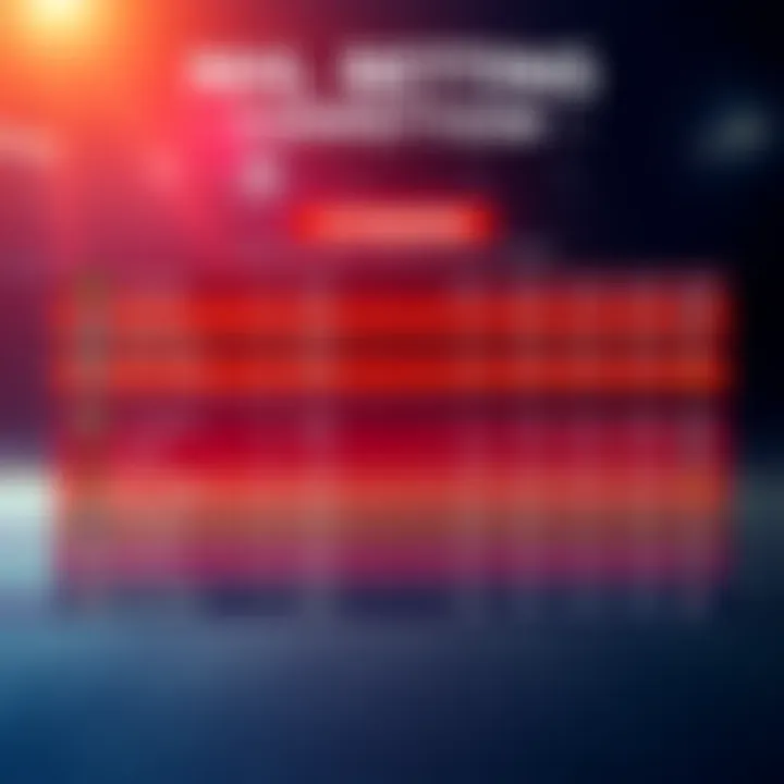 Graph showing NHL betting competition standings with highlighted teams and performance metrics as of January 6