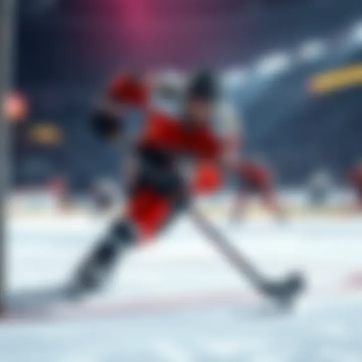 A hockey player taking a shot on goal during a game, representing NHL betting tips and predictions for March 10, 2026.
