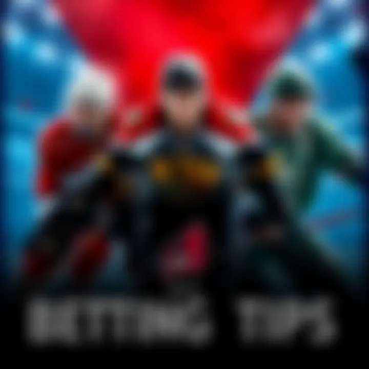 Graphic showing NHL teams Montreal, Boston, and Dallas with focus on betting tips and player props