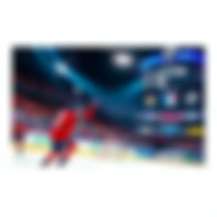 NHL Scoring Predictions A hockey player celebrating a goal with fans cheering in the background, featuring a scoreboard showing upcoming NHL games.