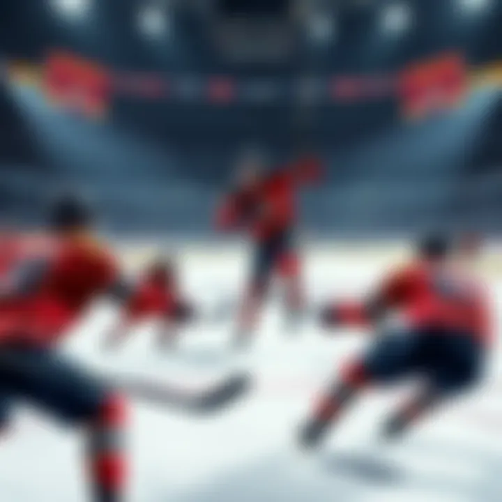 Players making surprising plays on the ice during an unusual NHL day