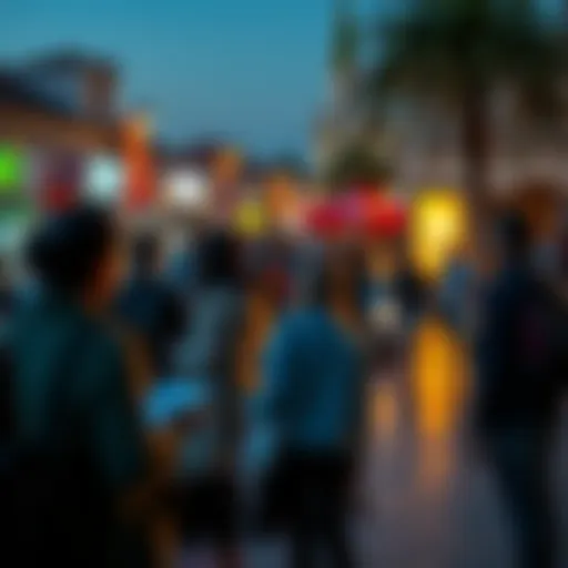 People engaging in discussions about the significance of the number 350 in a public space in Spain.