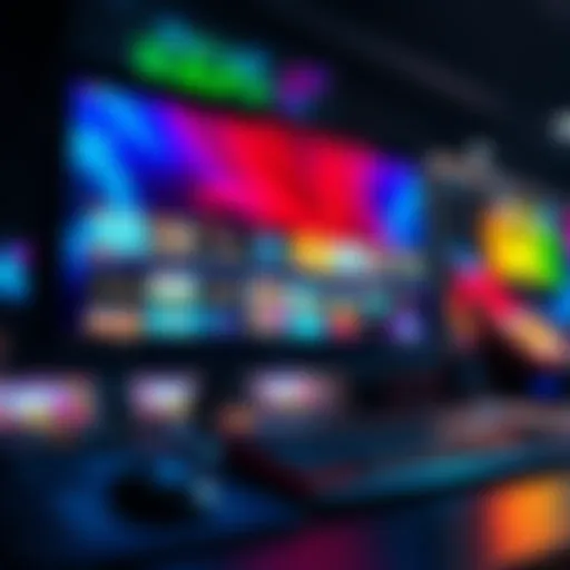 A computer screen displaying various online platforms for playing bac games with colorful graphics and an inviting interface