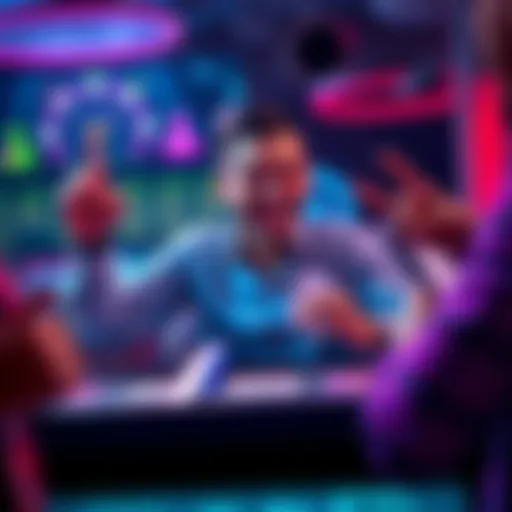 A player celebrating after winning a $1700 jackpot despite losing a critical hand in an online poker game.