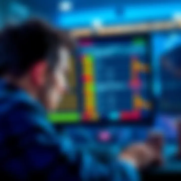 A person looking at a computer screen with betting odds and chips, showing confusion about online betting misconceptions.