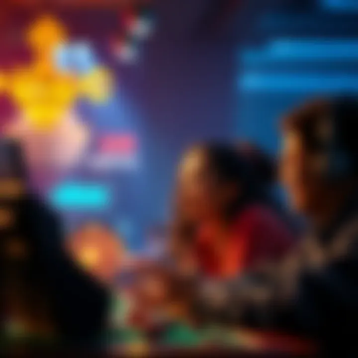 Online Casino Experience Players discussing their experiences with online casinos, focusing on interface and bonuses.