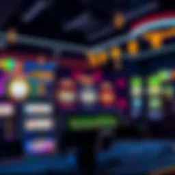 A selection of online casino games displayed on a computer screen, featuring slot machines and table games.