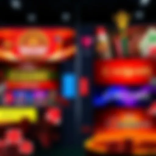 A graphic showcasing top online casino promotions with banners for Bet MGM and Caesar’s, highlighting bonuses and player experiences.