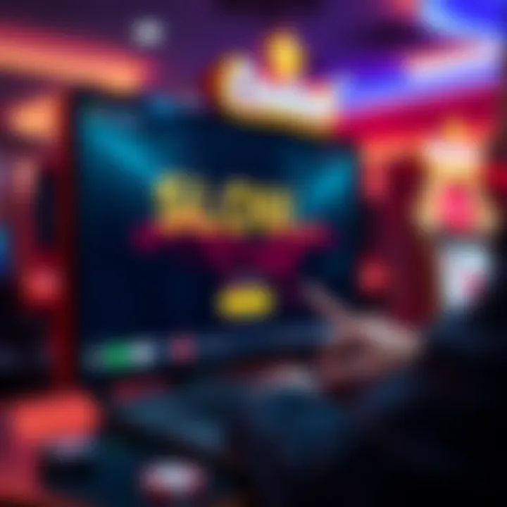 Online casino platform with slow loading screen A user frustrated by a slow online casino platform, showing loading icons and pending withdrawal notifications.