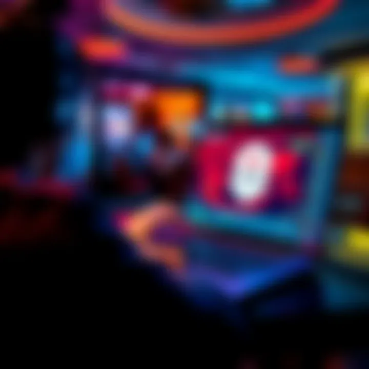 A person playing at an online casino using a VPN on their laptop, illustrating security and access to blocked sites.