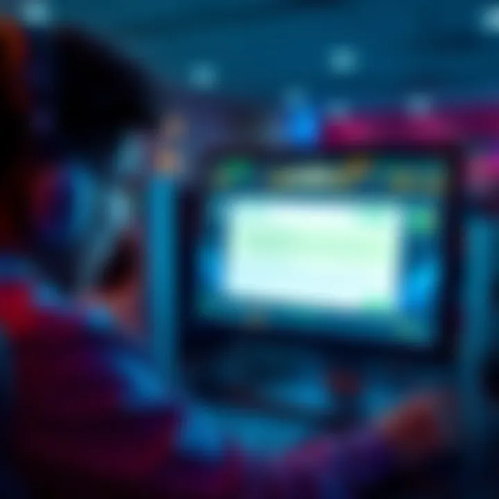 A frustrated player gazes at a computer screen showing an online casino withdrawal request, worried about delays in receiving large amounts of money.