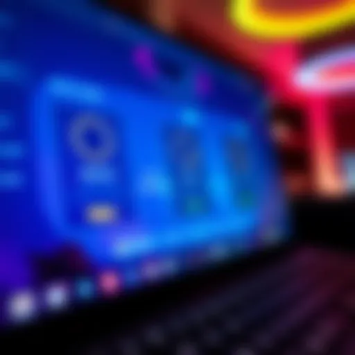 A close-up of a computer screen showing a gaming platform with real and fake account icons, symbolizing authenticity issues in online gambling.