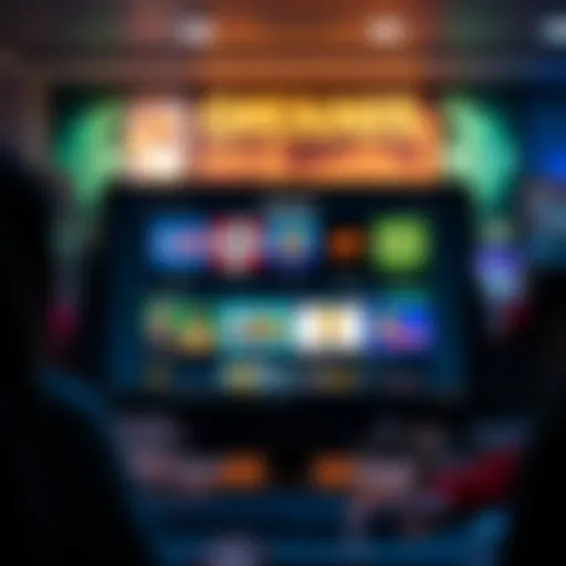 A computer screen displaying various online gambling sites available for residents of Ontario, Canada, with a focus on safe betting options.